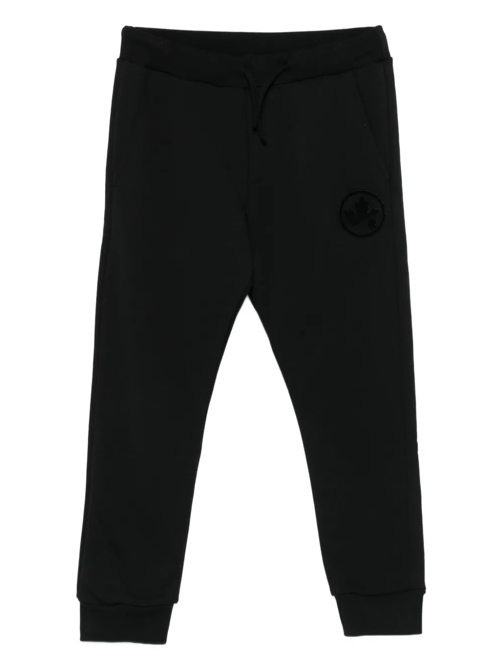 DSQUARED2 KIDS logo-detail trousers | Black | Image 1