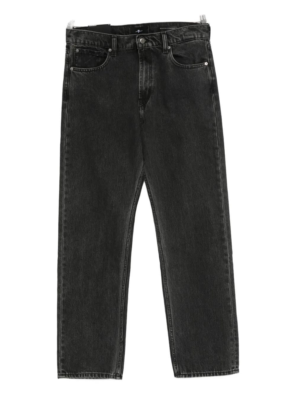 7 For All Mankind Modern Straight five-pocket jeans - Nero