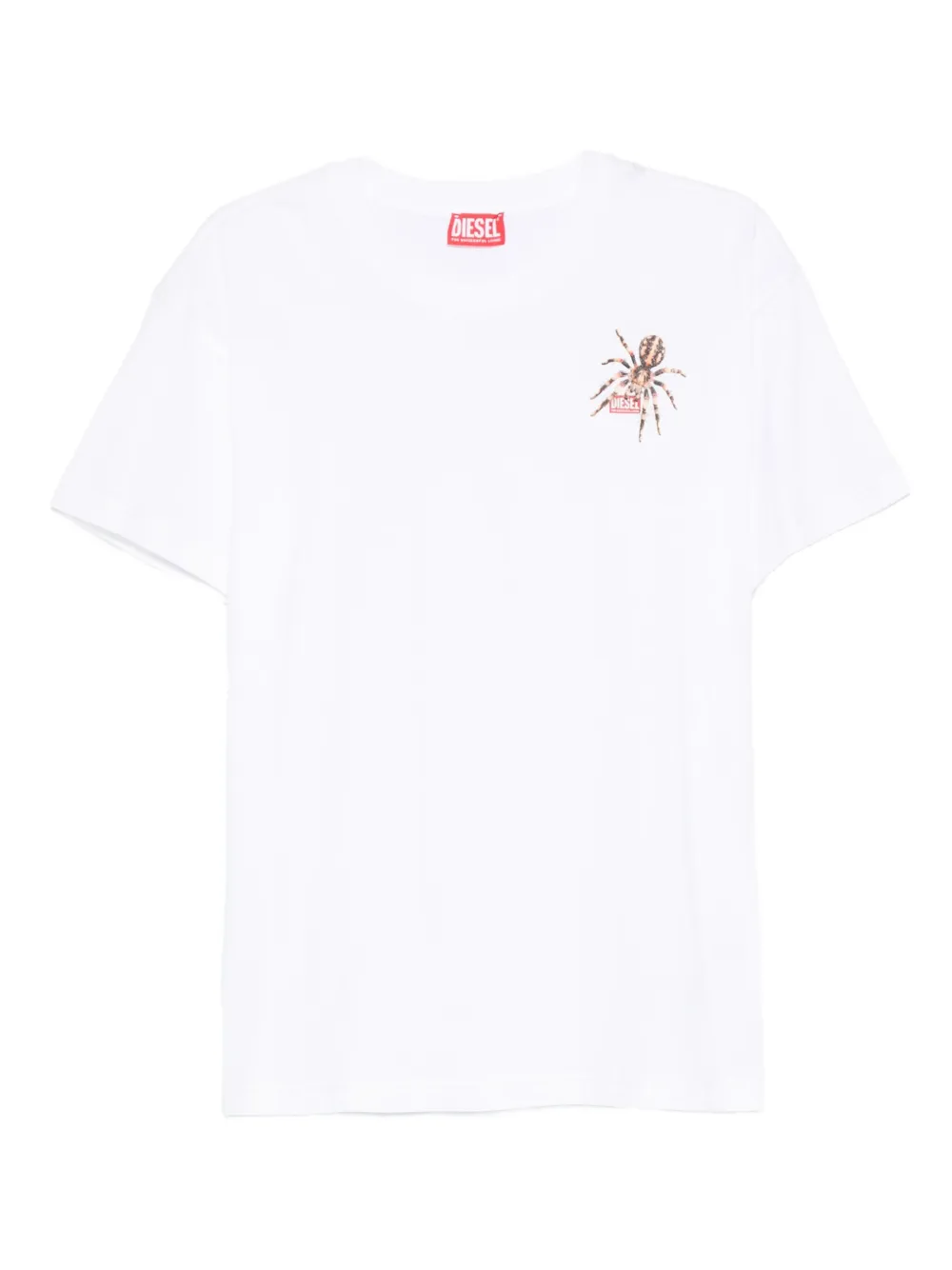 Diesel spider-print cotton T-shirt | White | Image 1