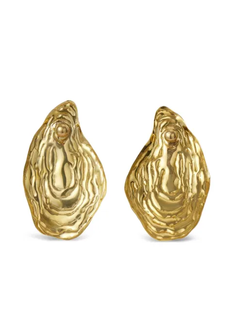 KOROBEYNIKOV aretes con detalle de concha de mar