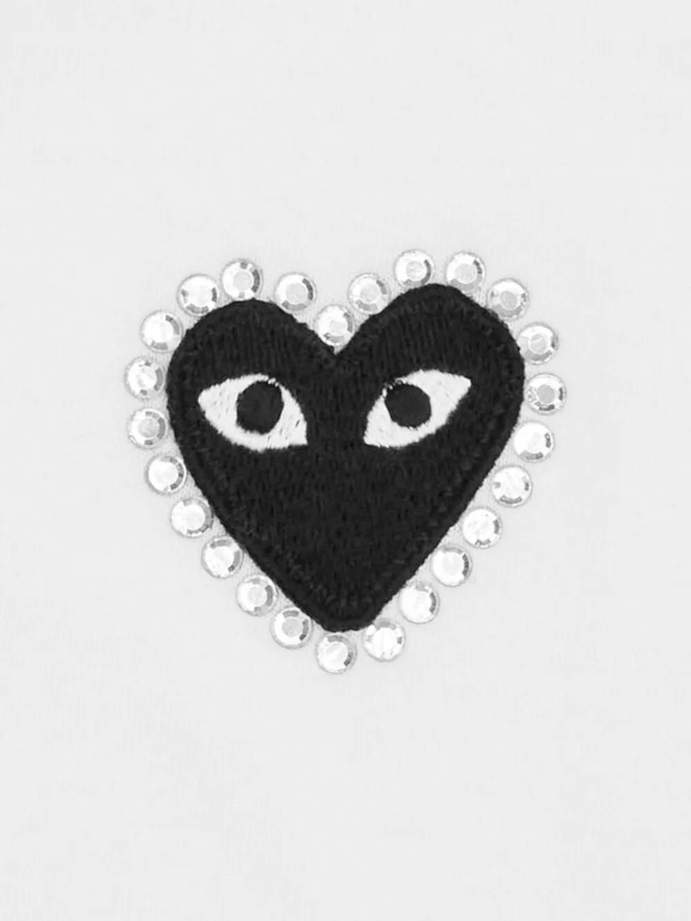 Comme Des Garçons Play Comme Des Garcons Play Mini Black Short Sleeve White
