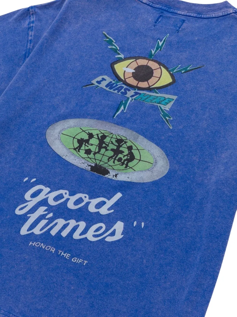 Honor The Gift 1988 T-shirt met grafische print Blauw