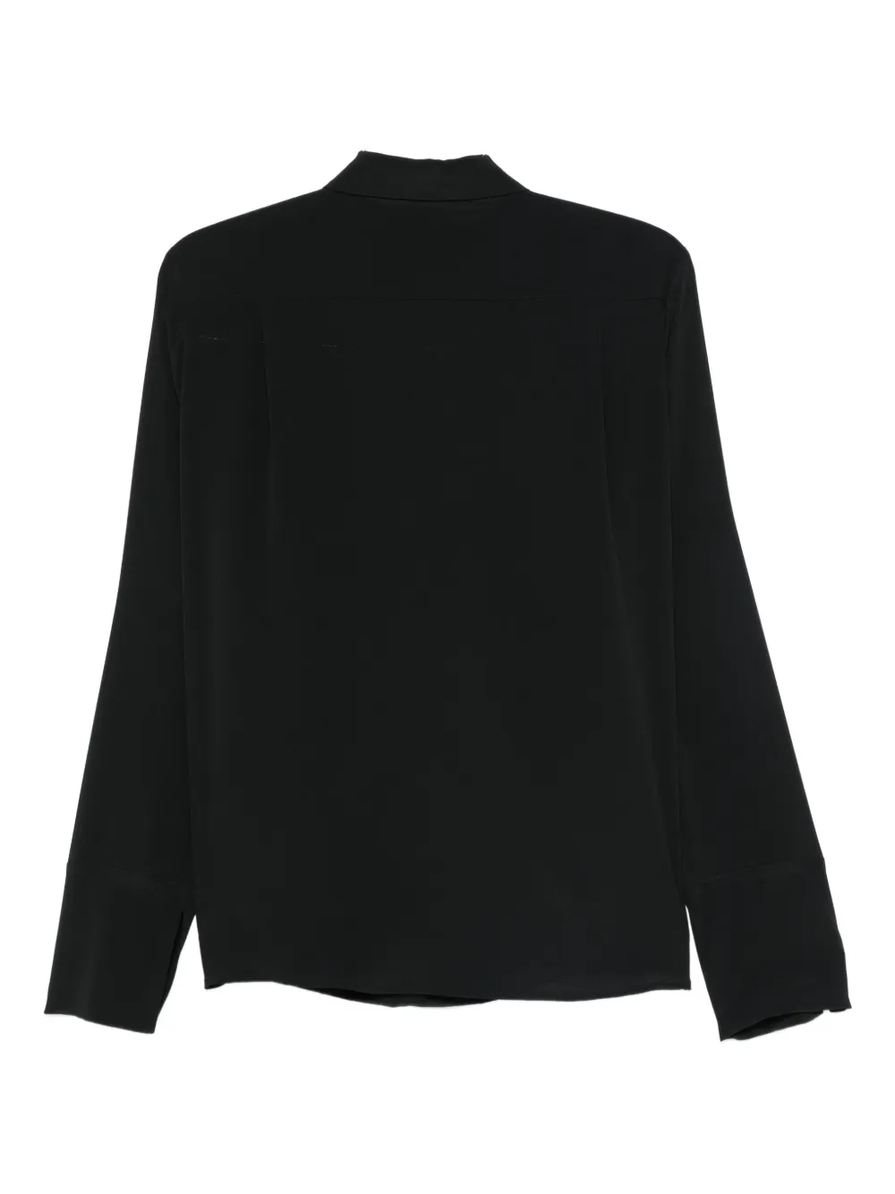 Federica Tosi long-sleeve collared shirt - Zwart