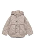 Emporio Armani Kids 3D quilted flower-pattern jacket - Neutrals