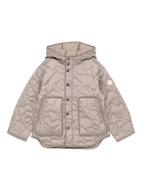 Emporio Armani Kids 3D quilted flower-pattern jacket