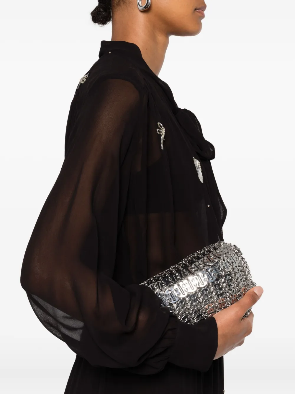 Forte Forte Butterfly-embellishment Blouse In Black