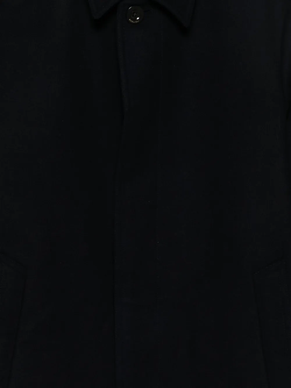 Boglioli concealed-fastening single-breasted coat - Blu