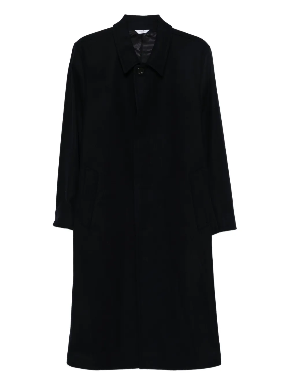 Boglioli concealed-fastening single-breasted coat | Blue | Image 1