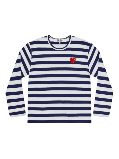 Comme Des Garçons Play Gestreept T-shirt