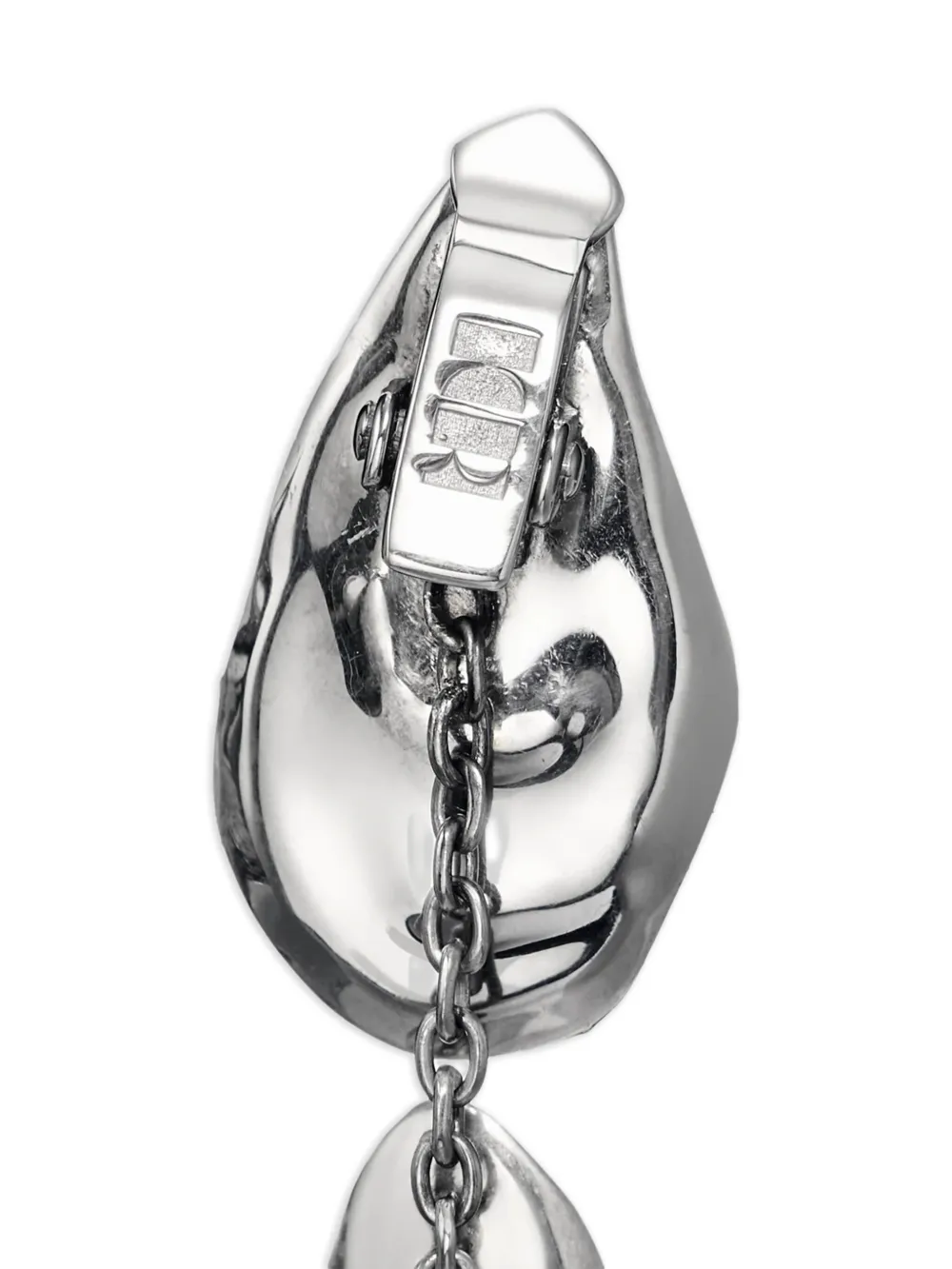 Korobeynikov Droplet Chain Earrings In Metallic