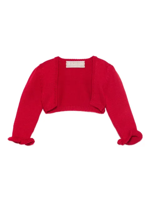 La Stupenderia ruffled-sleeve wool top