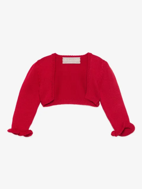 La Stupenderia ruffled-sleeve wool top