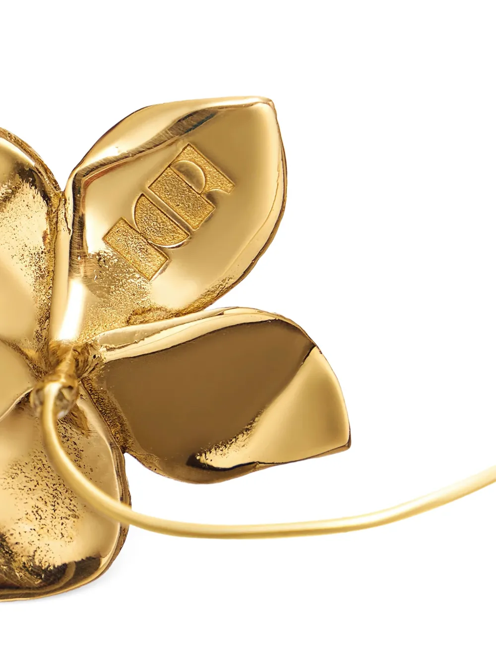 Korobeynikov Flower-shape Cuff Earrings In Gold