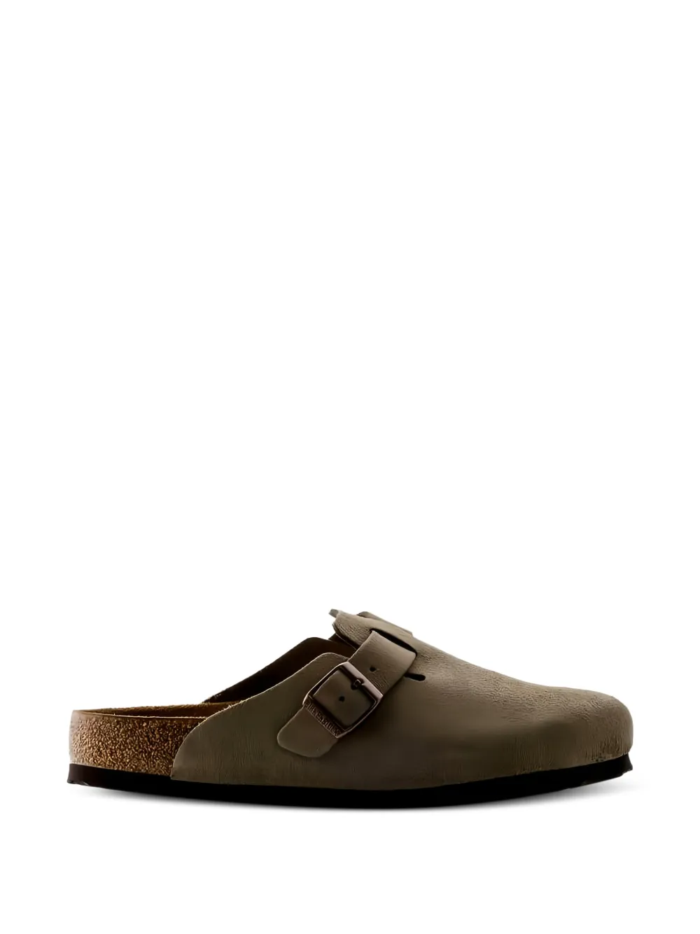 Birkenstock Boston sandalen met gespsluiting Bruin