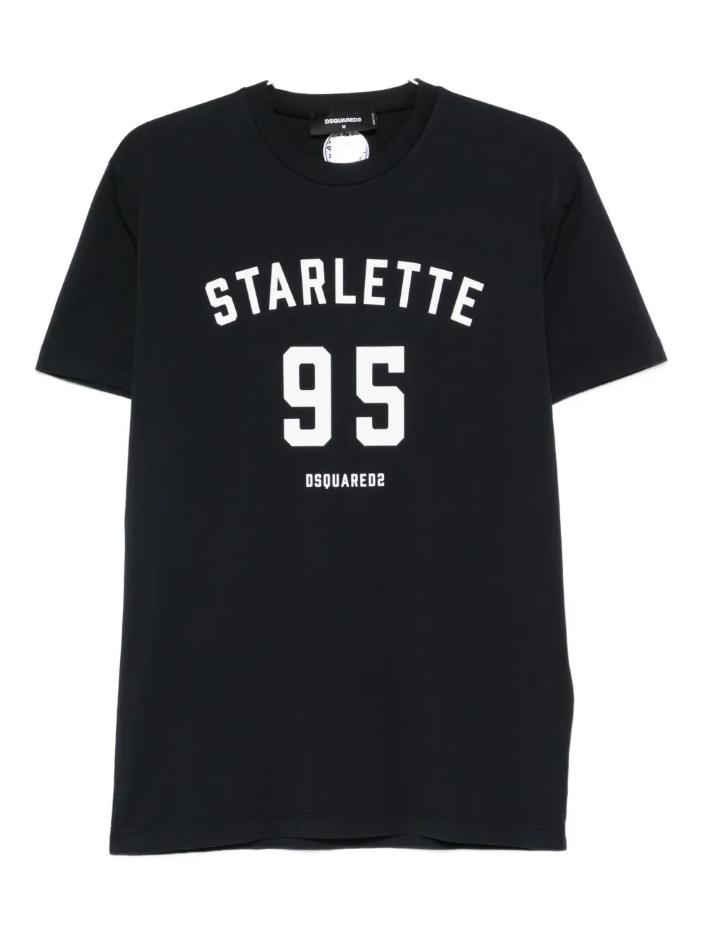Dsquared2 Crew Neck T-shirt With Print In Black