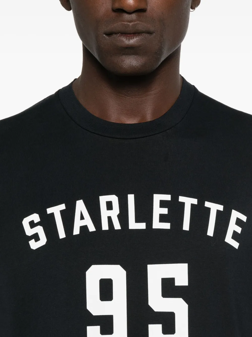 Dsquared2 Crew Neck T-shirt With Print In Black