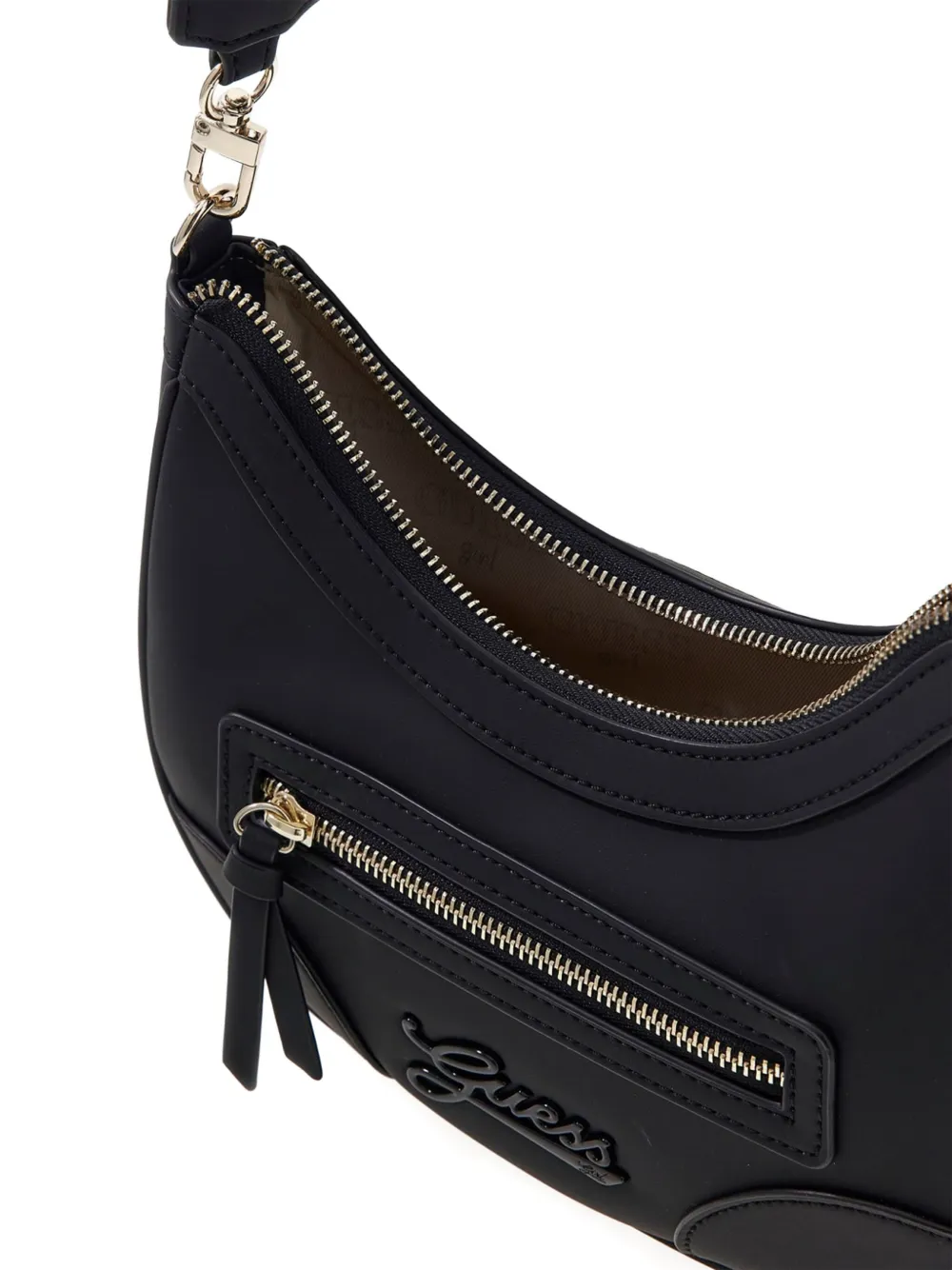 guess kids Schoudertas met logoplakkaat Zwart