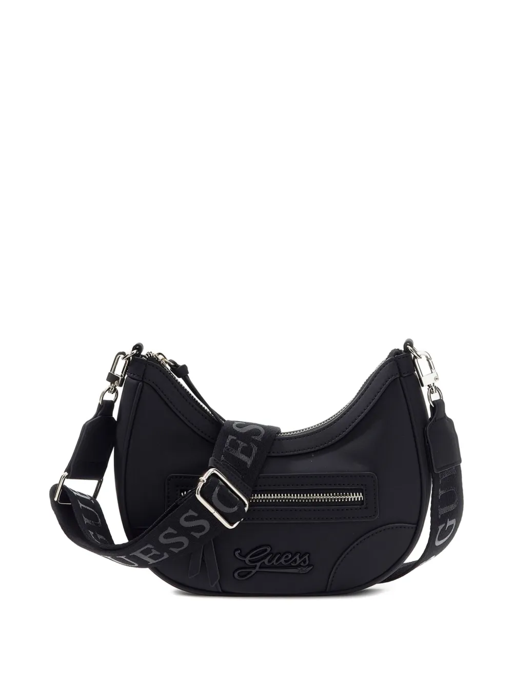 Guess kids Schoudertas met logoplakkaat Zwart