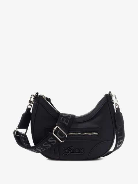 guess kids logo-lettering shoulder bag