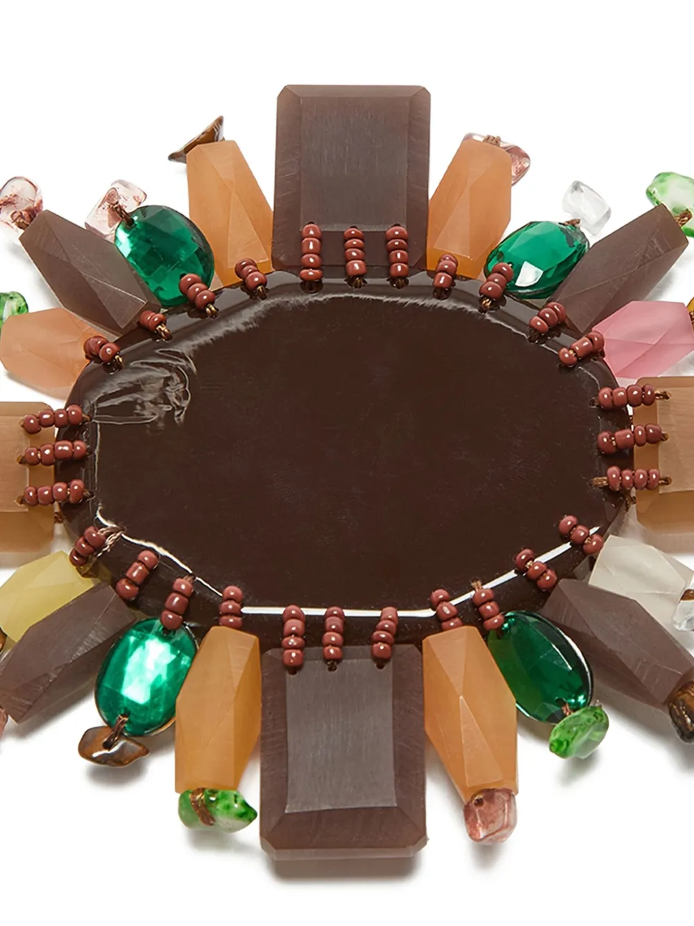 MALIPARMI Rays of Elements stone-beaded brooch | Image 2