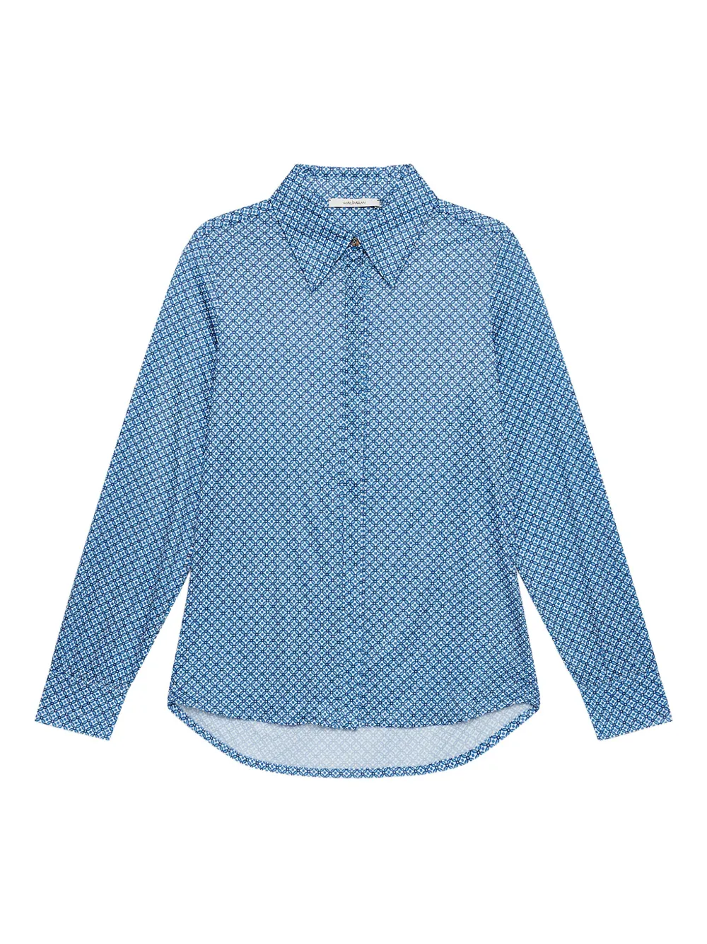 MALIPARMI geometric-print collared shirt | Blue | Image 1