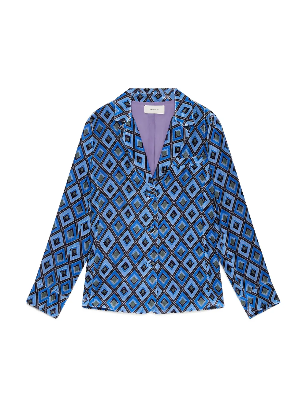 MALIPARMI geometric-pattern button jacket | Fitted Jackets | Image 2