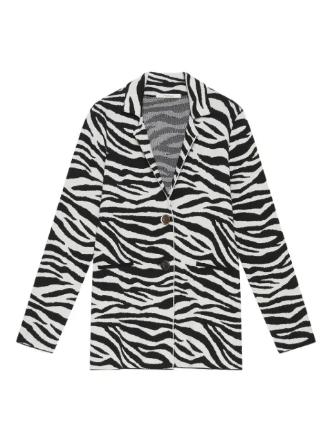MALIPARMI zebra-print button jacket