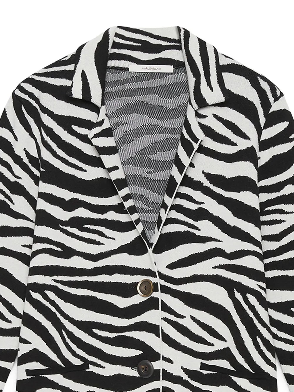 MALIPARMI zebra-print button jacket | Fitted Jackets | Image 2