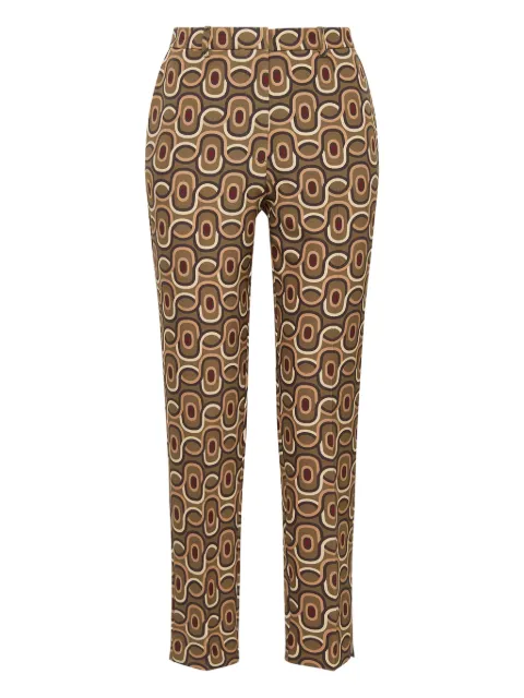MALIPARMI geometric-pattern trousers