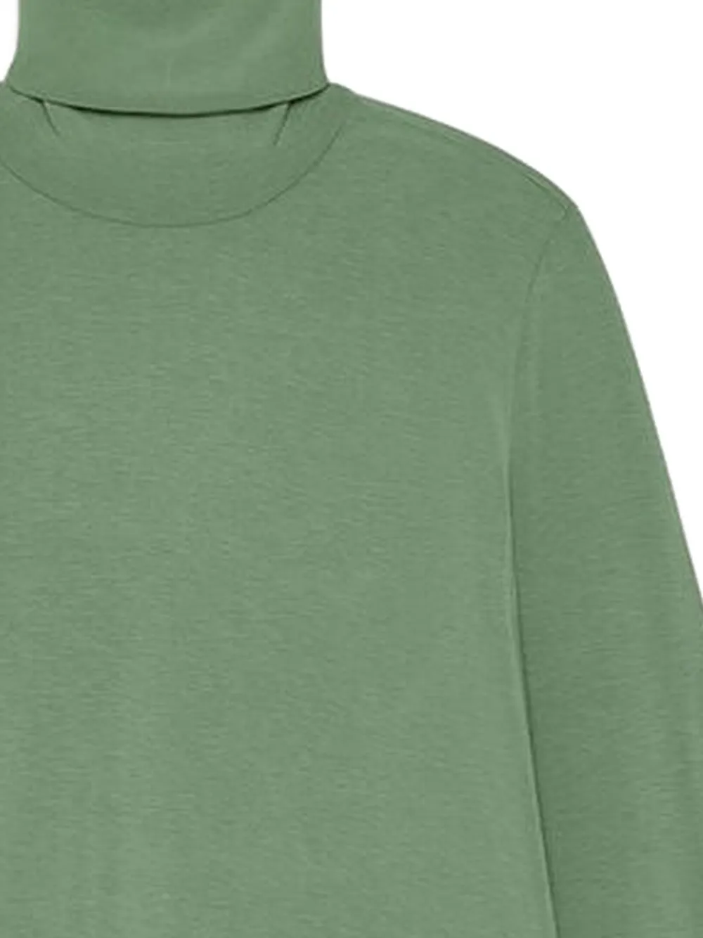 Maliparmi Colours Of The World Roll-neck Long-sleeve Top In Green