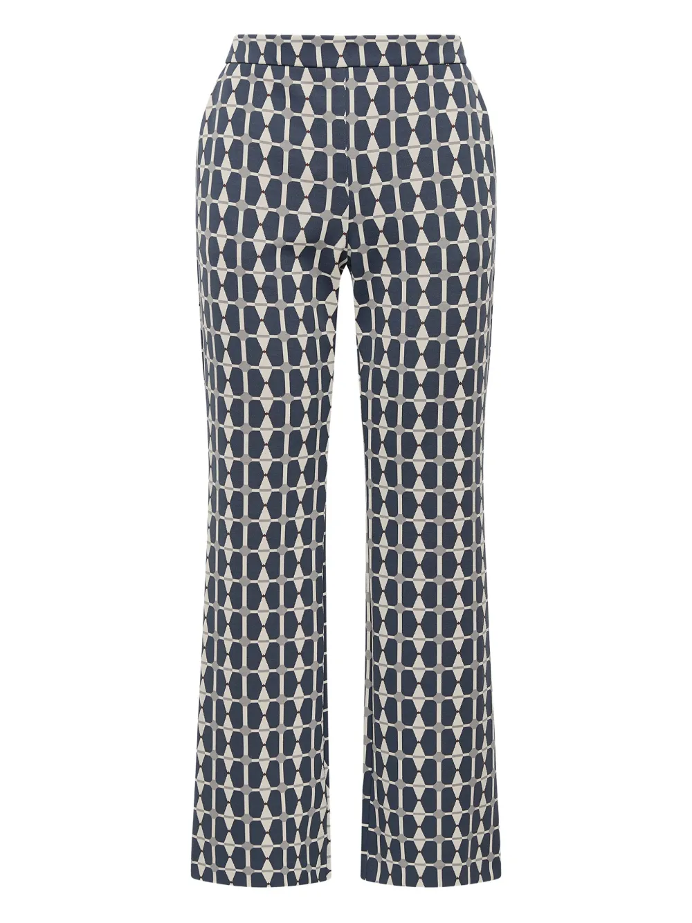 MALIPARMI geometric-print trousers | Black | Image 1