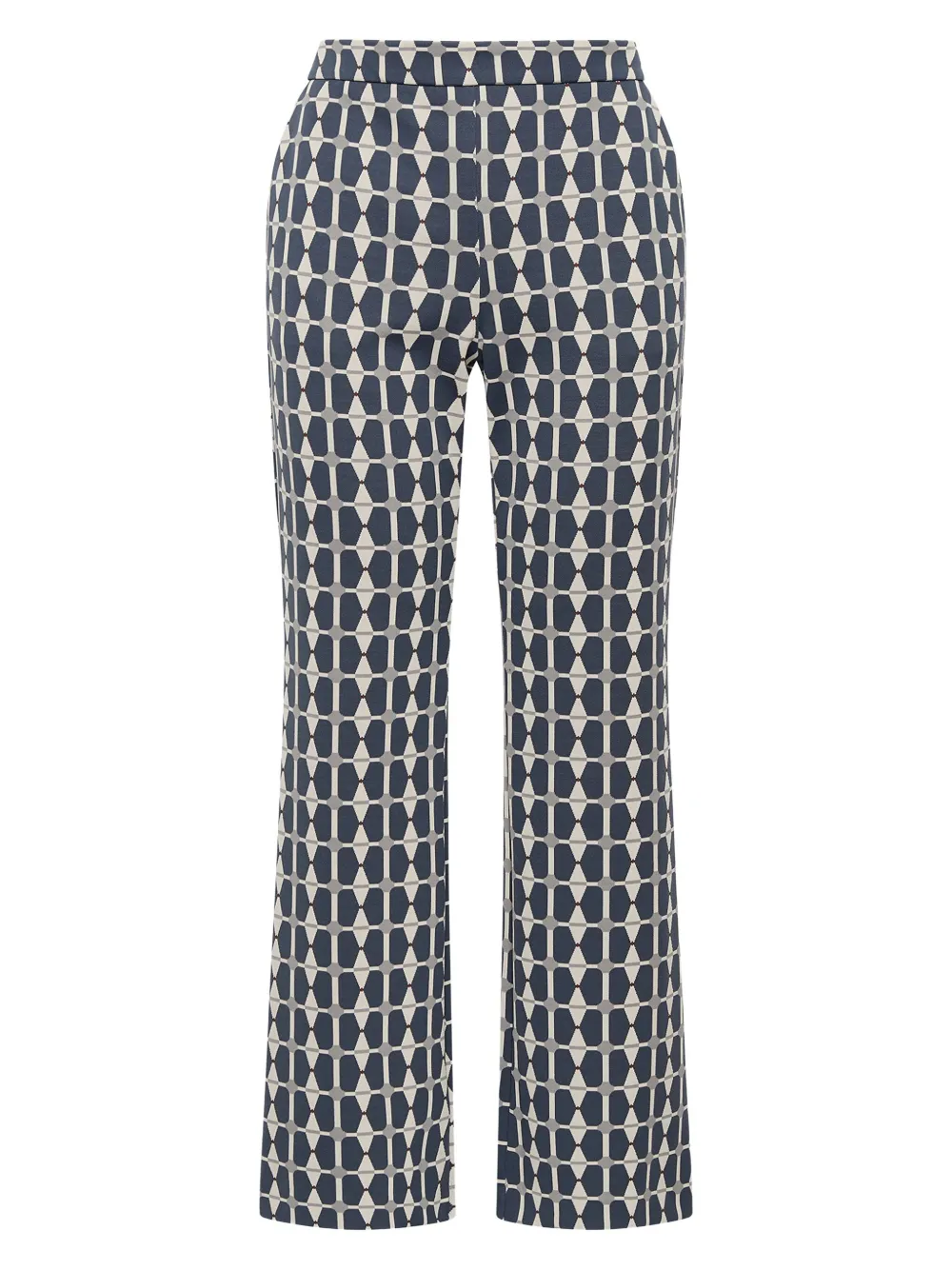 MALIPARMI geometric-print trousers - Zwart