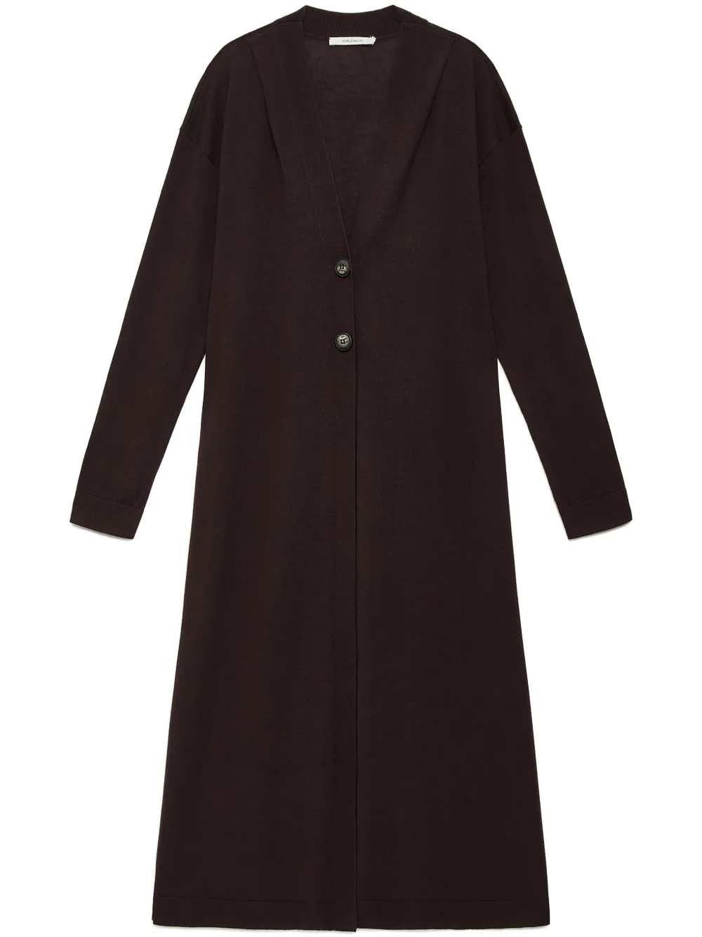 Maliparmi Button Front Coat In Brown