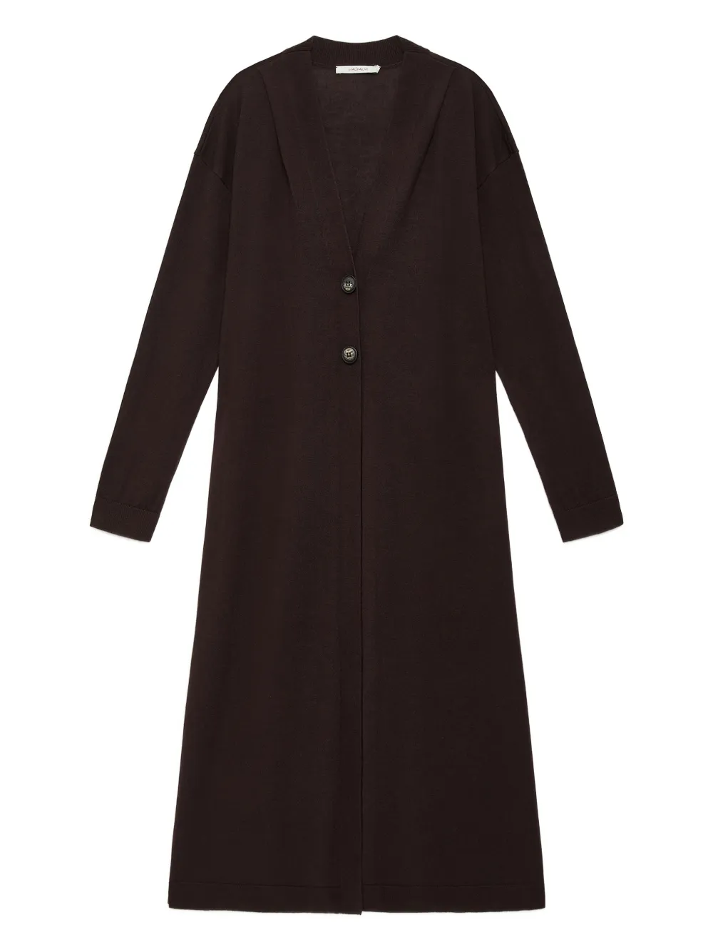 Maliparmi Button Front Coat In Brown