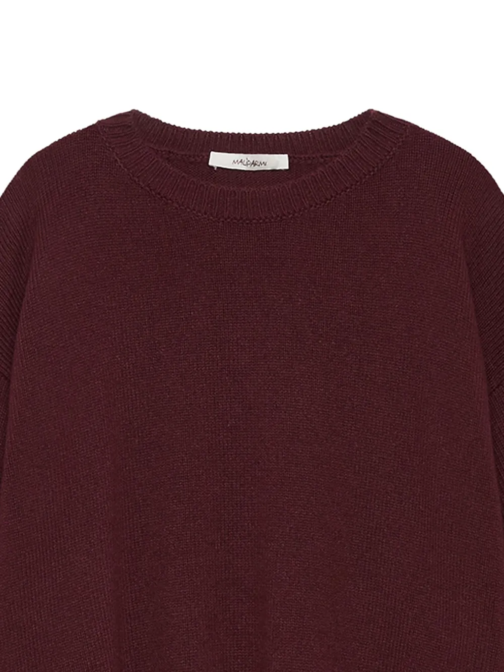 Maliparmi Round-neck Sweater In Brown