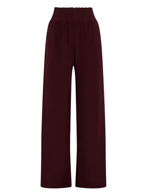 MALIPARMI elasticated-waist straight trousers