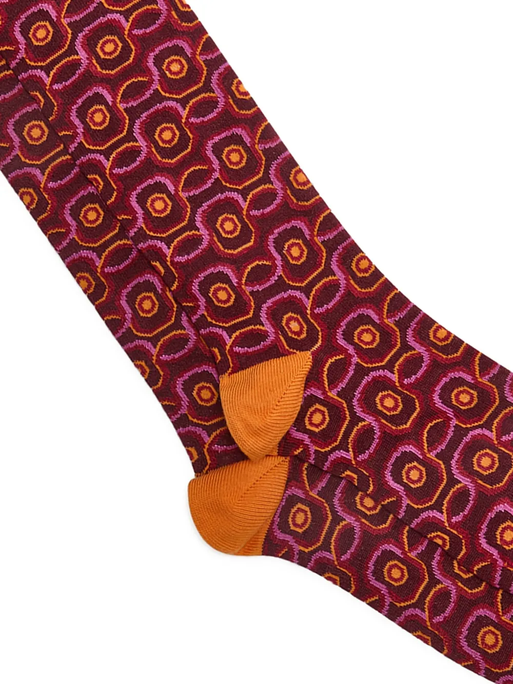 Maliparmi Geometric-pattern Knee-high Socks In Multi