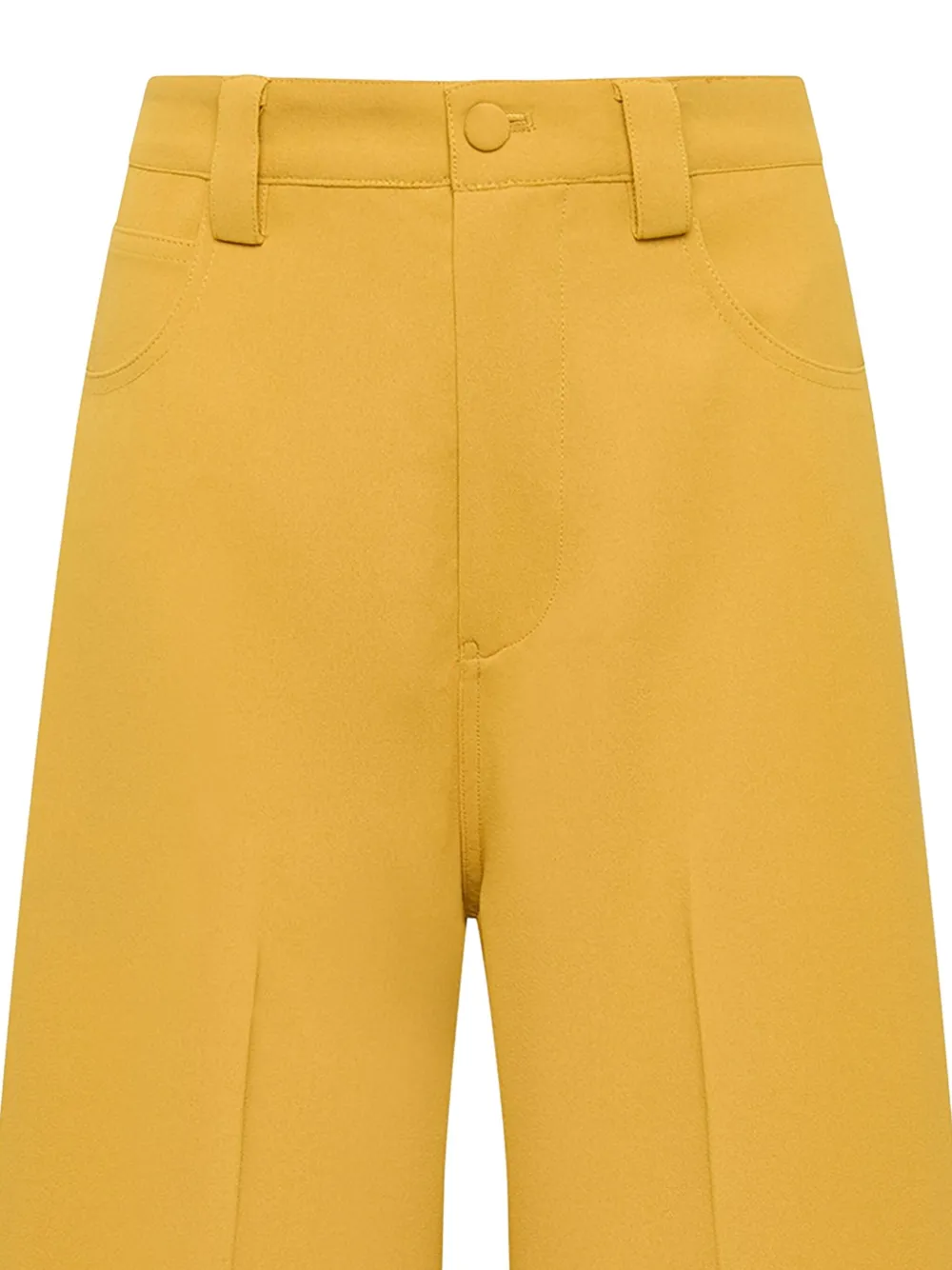 MALIPARMI Broek met knoopsluiting - Geel