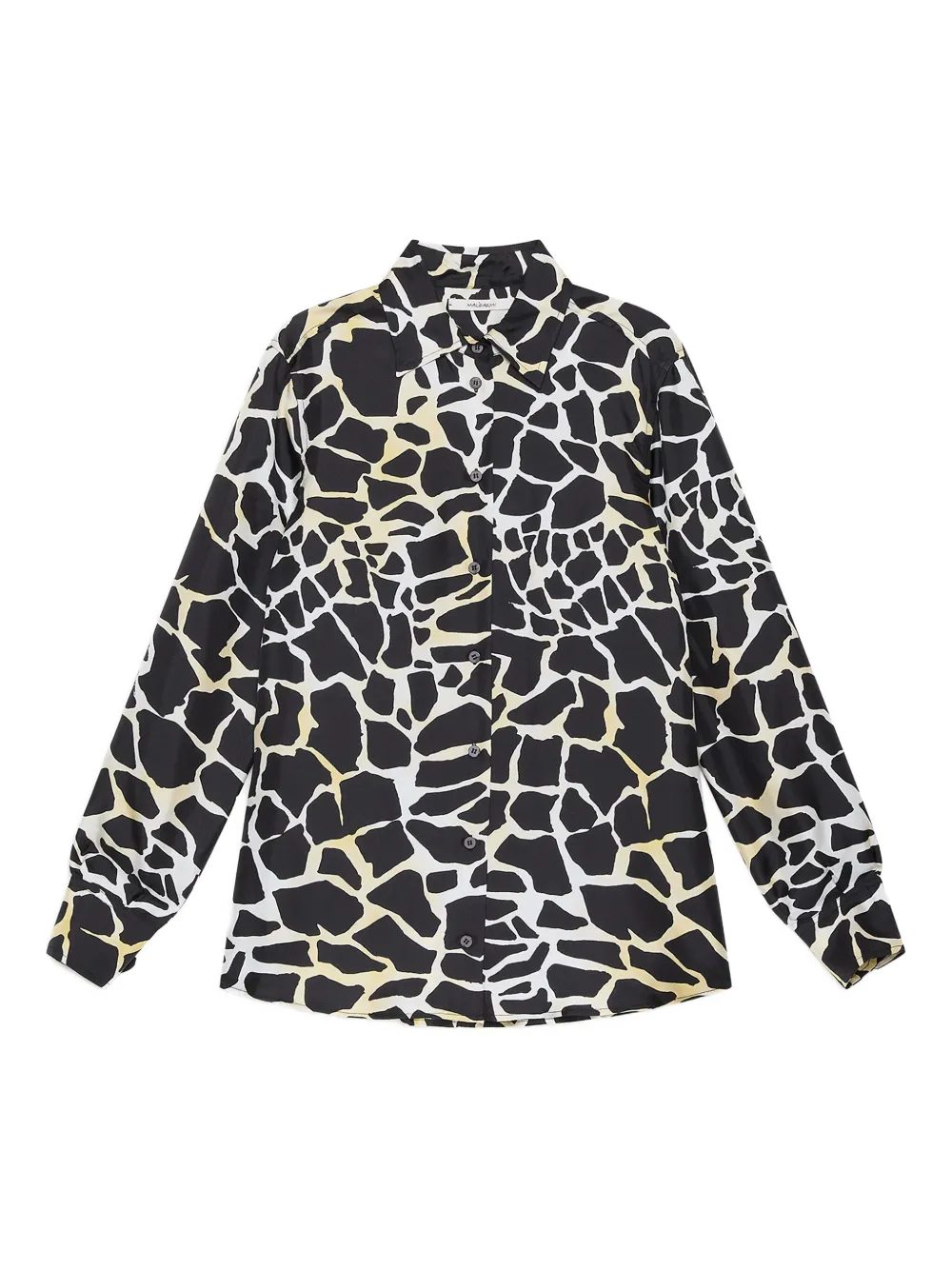 MALIPARMI giraffe-print button-down shirt | Black | Image 1