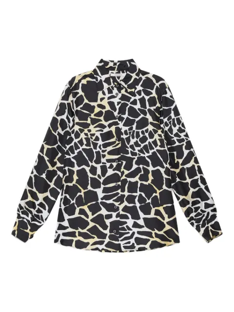 MALIPARMI giraffe-print button-down shirt