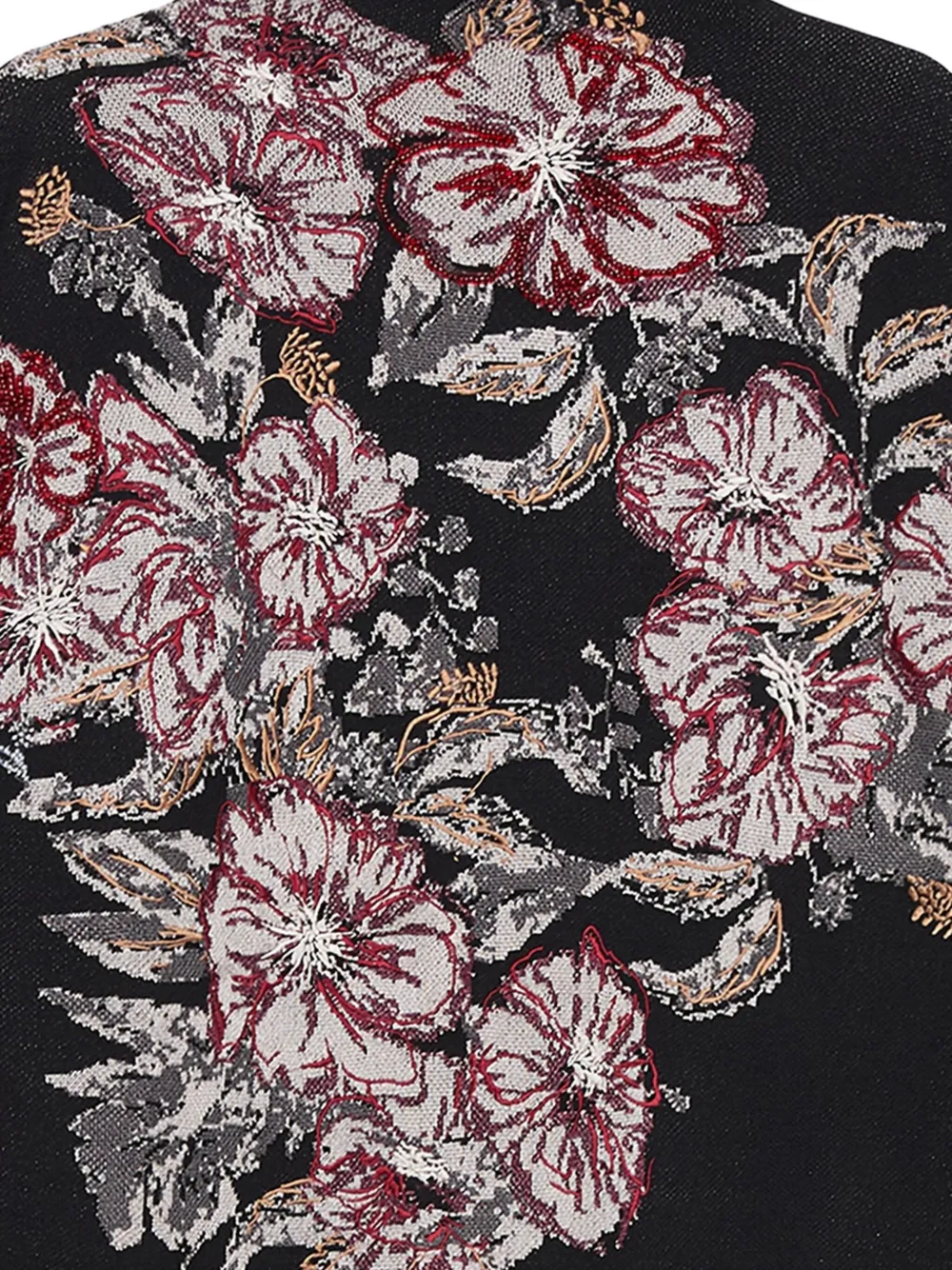 MALIPARMI floral-embroidered high-neck sweater | Knitted Sweaters | Image 2
