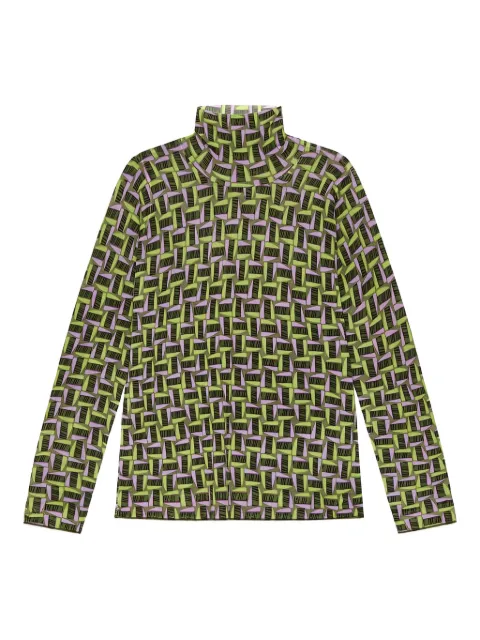 MALIPARMI pull imprimé à col roulé