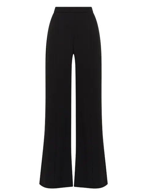 MALIPARMI pressed-crease flared trousers