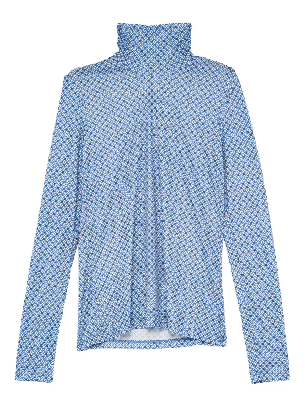 MALIPARMI ジオメトリック ロングTシャツ | ブルー | Image 1