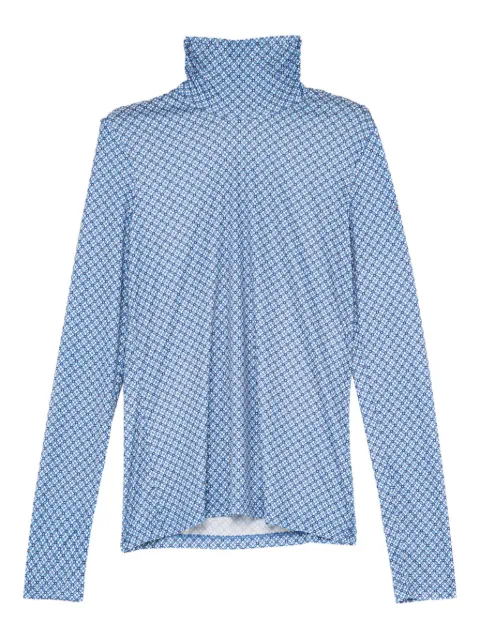 MALIPARMI geometric long-sleeve T-shirt