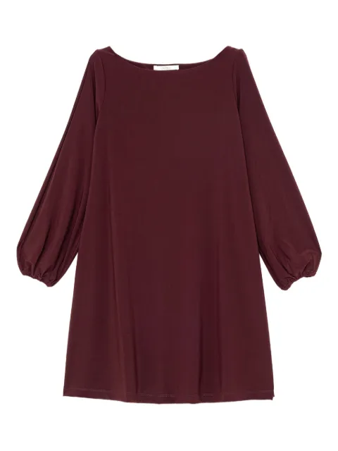 MALIPARMI boat-neck balloon-sleeve dress
