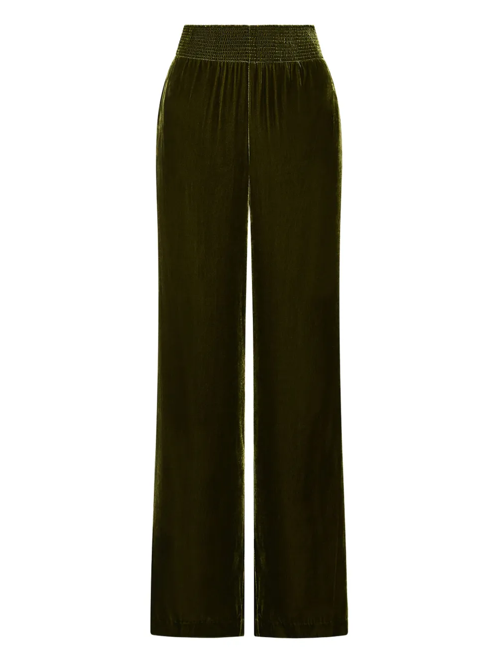 MALIPARMI shirred trousers | Green | Image 1