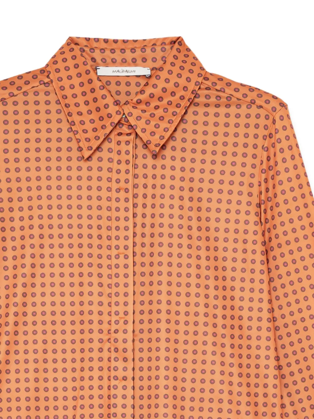 MALIPARMI floral-print collared shirt - Oranje
