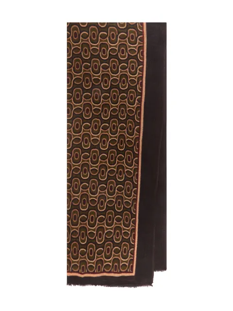 MALIPARMI geometric-pattern scarf