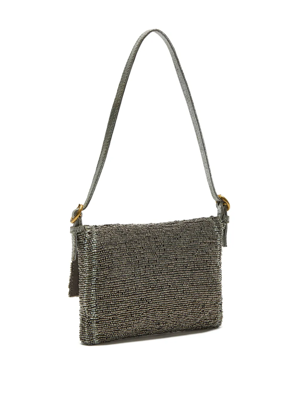 MALIPARMI beaded-embellished shoulder bag - Grijs